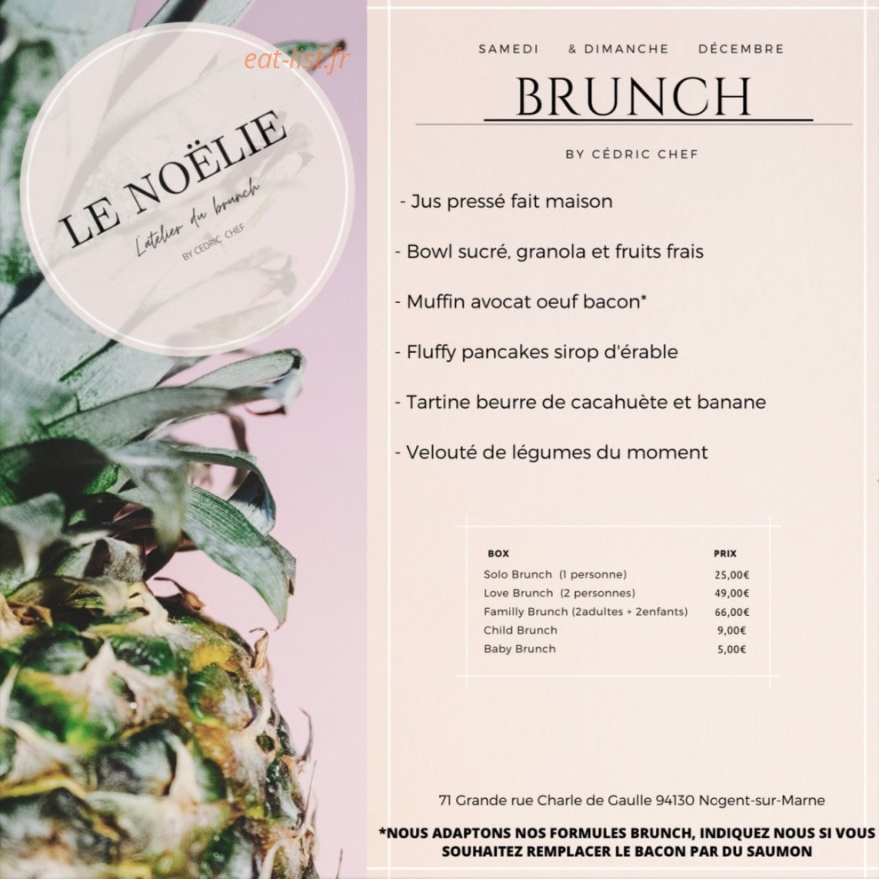 Le Noëlie — carte page 2