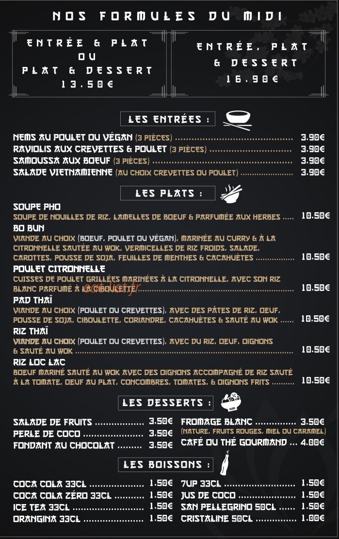 Les 3 Lotus — carte page 1