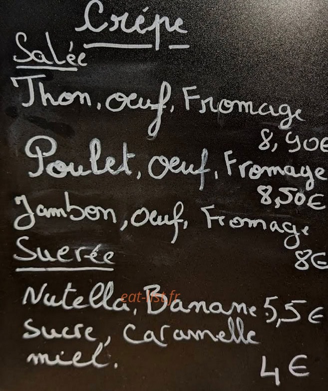 Royal Burger — carte page 2