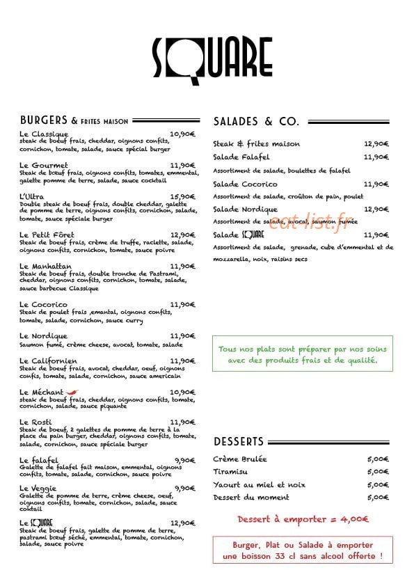 Square — carte page 1