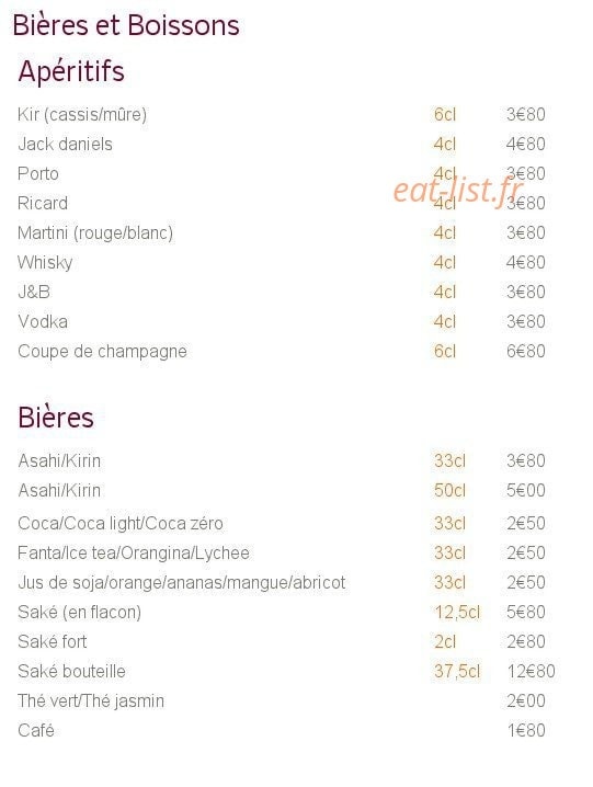 Sushi Charles VII — carte page 4