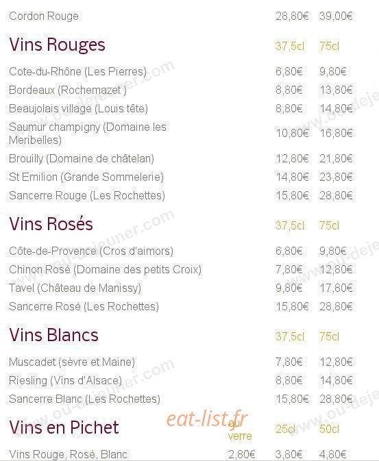 Sushi Charles VII — carte page 21