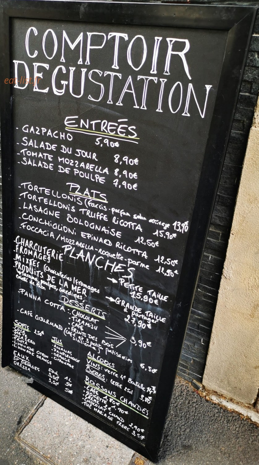Au Nom de L’Arôme — carte page 1