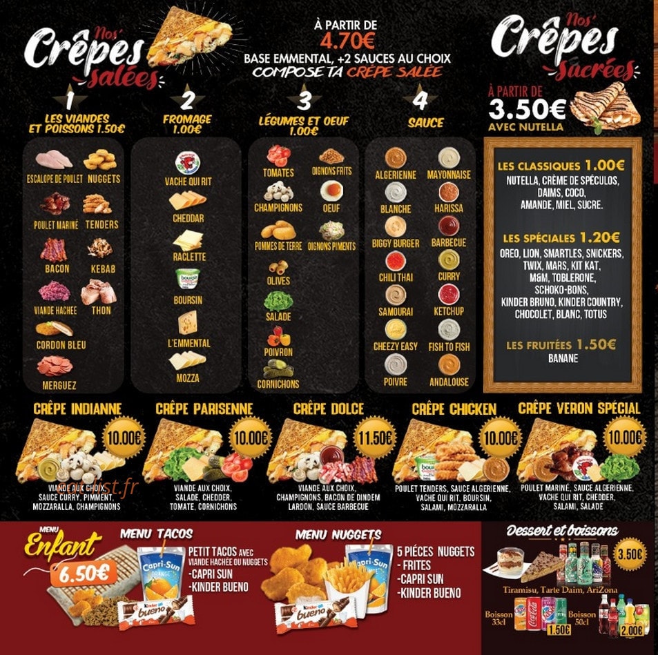 Best Tacos — carte page 2