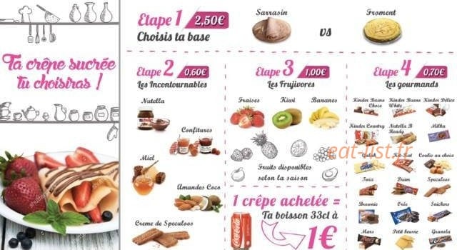 Crousty Crêpe — carte page 2
