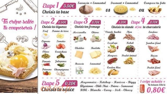 Crousty Crêpe — carte page 3