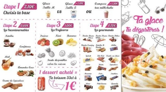 Crousty Crêpe — carte page 1