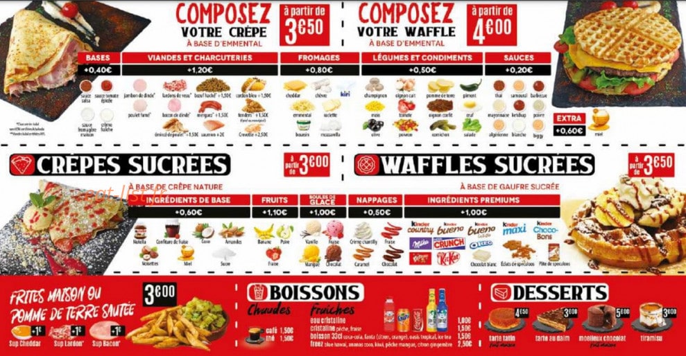 Eat Story — carte page 3
