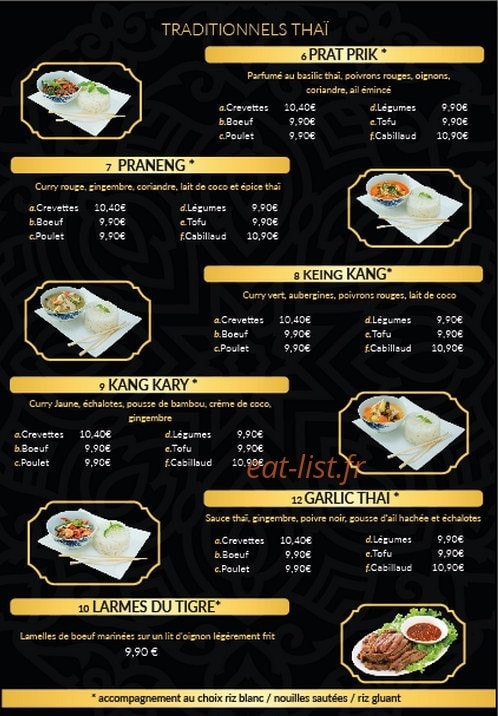 Fastthai — carte page 4