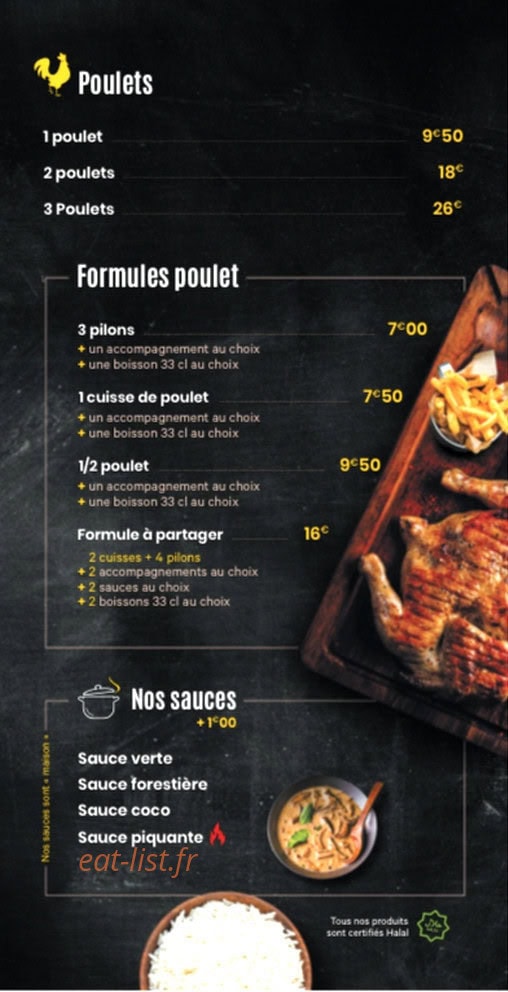 Frango Assado — carte page 2