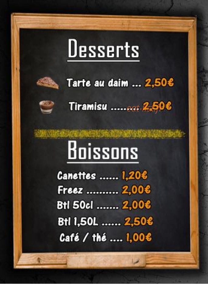 Gsfood — carte page 8