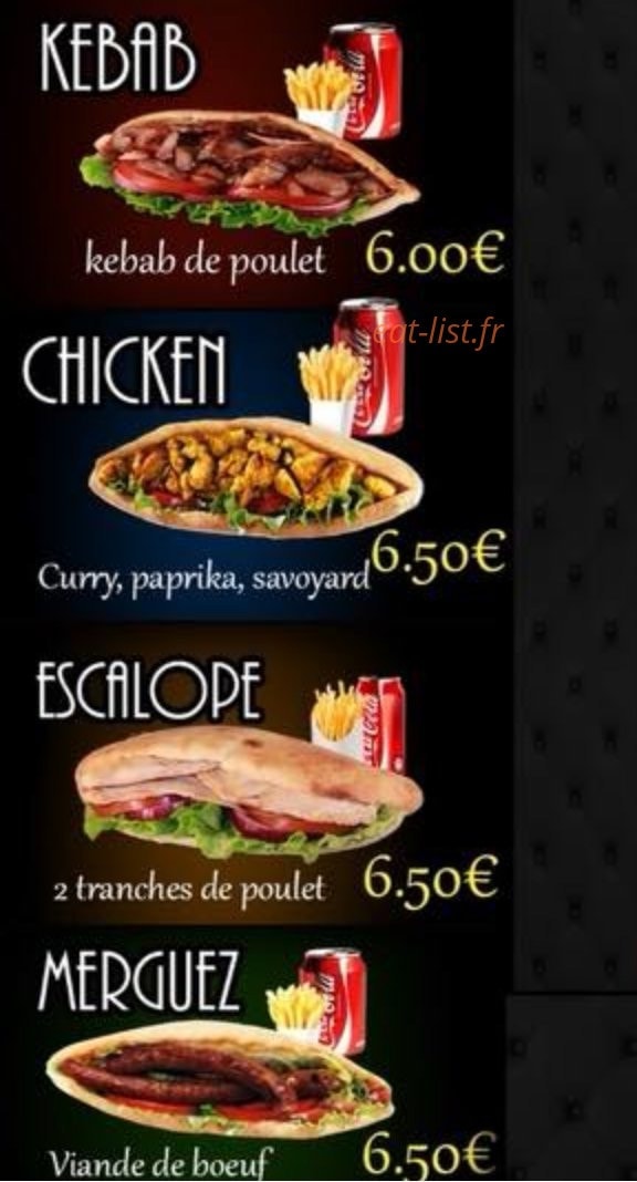 Gsfood — carte page 2