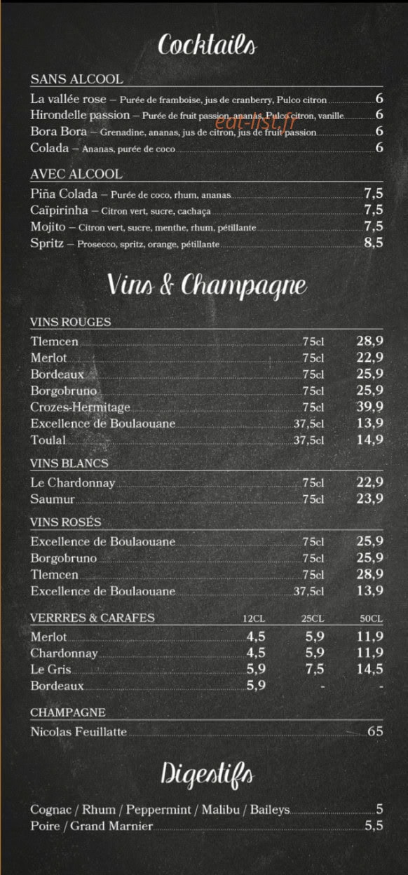 Les Hirondelles — carte page 5