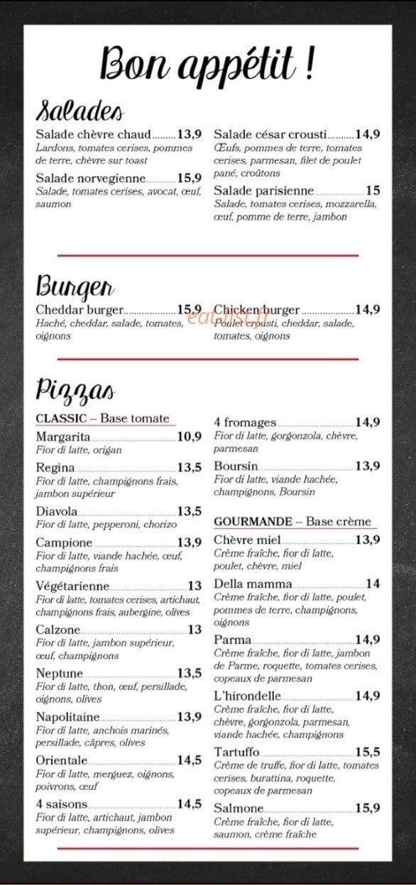 Les Hirondelles — carte page 3