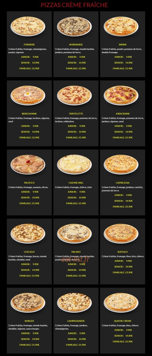 Maestro Pizza — carte page 6