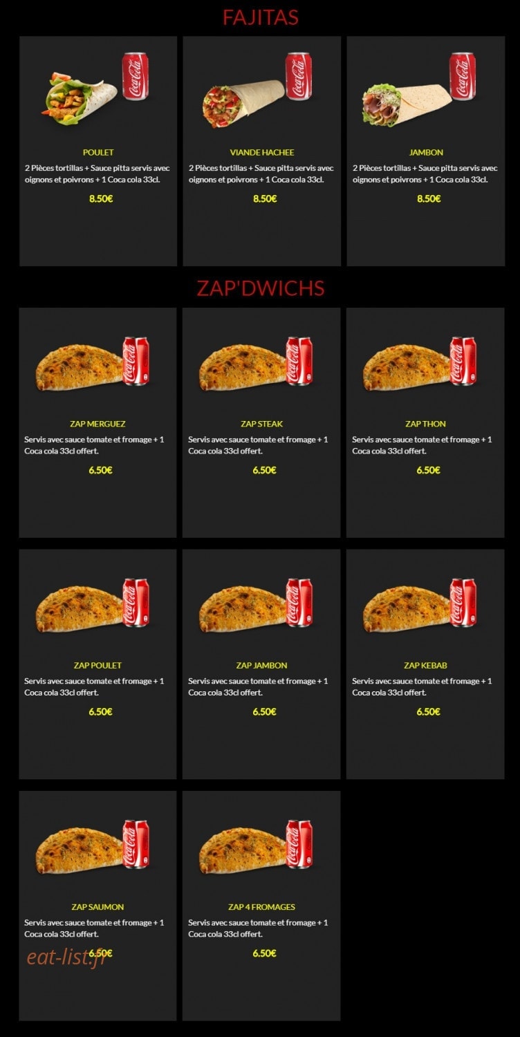 Maestro Pizza — carte page 10