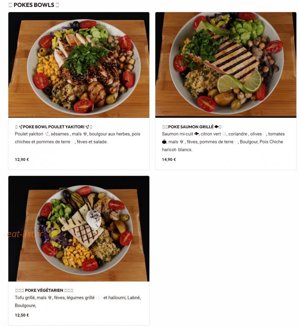Martin's Kitchen — carte page 3