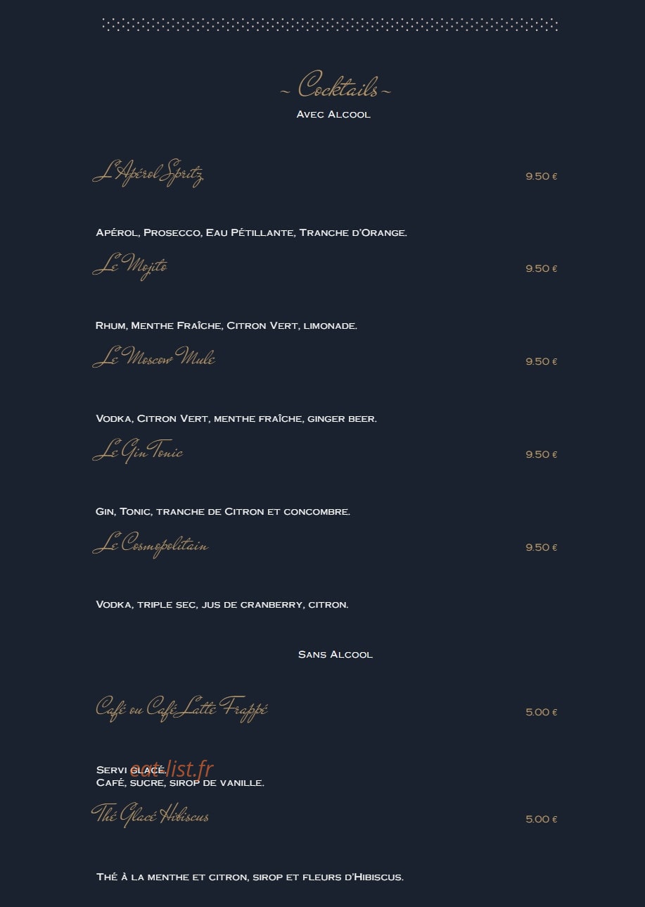 Pizza Blanqui — carte page 3