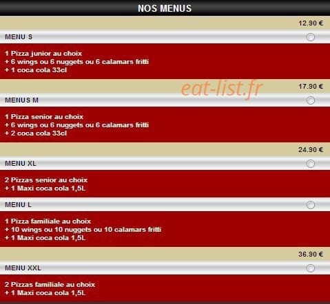 Pizza Di Napoli — carte page 1