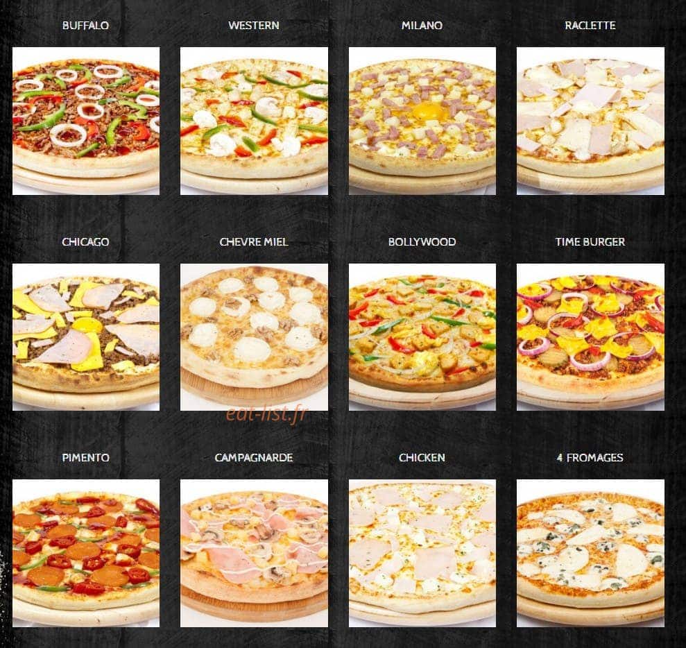 Pizza Time — carte page 3