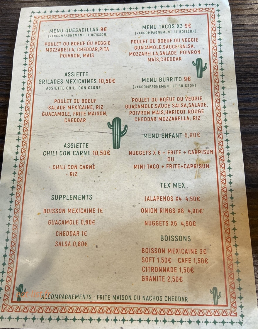 So Mexico — carte page 1