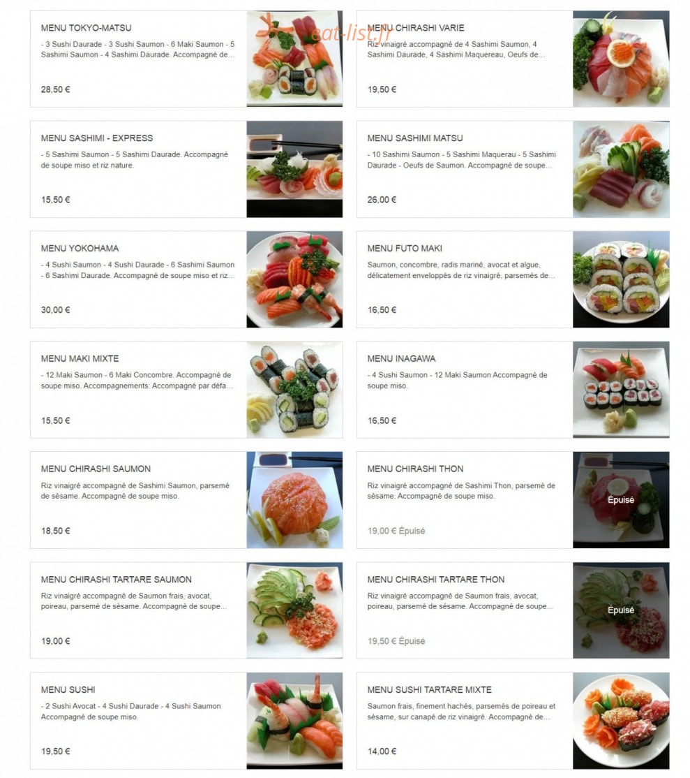 Chez Bibi — carte page 2