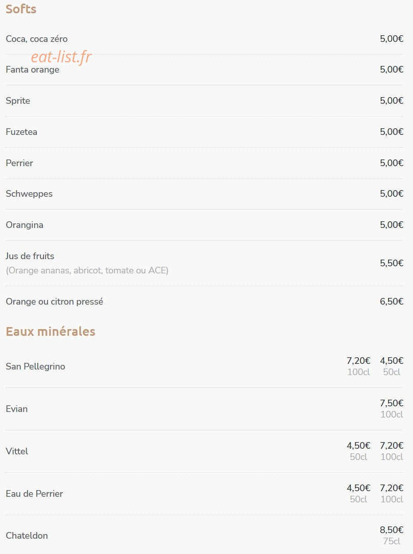 L'Aloyau — carte page 6