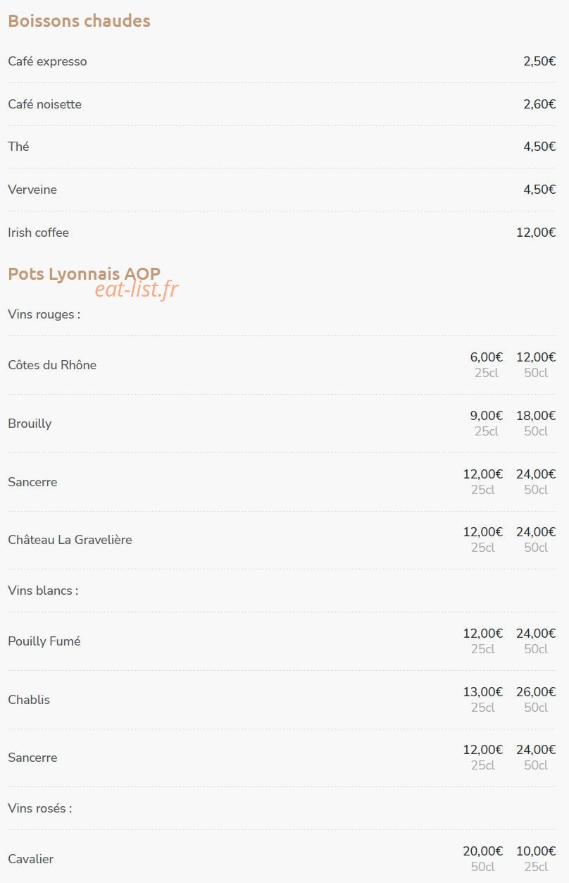 L'Aloyau — carte page 7