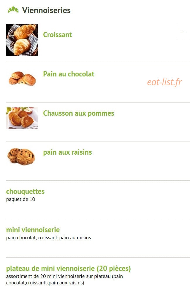 Le Gourmet — carte page 5