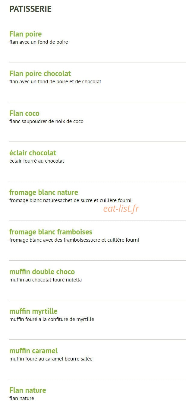 Le Gourmet — carte page 11