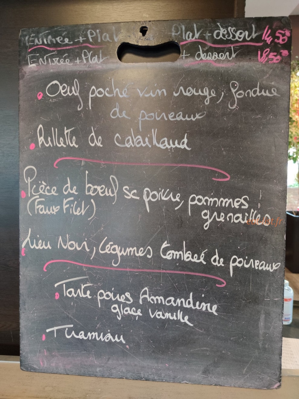 Les Vendanges — carte page 1