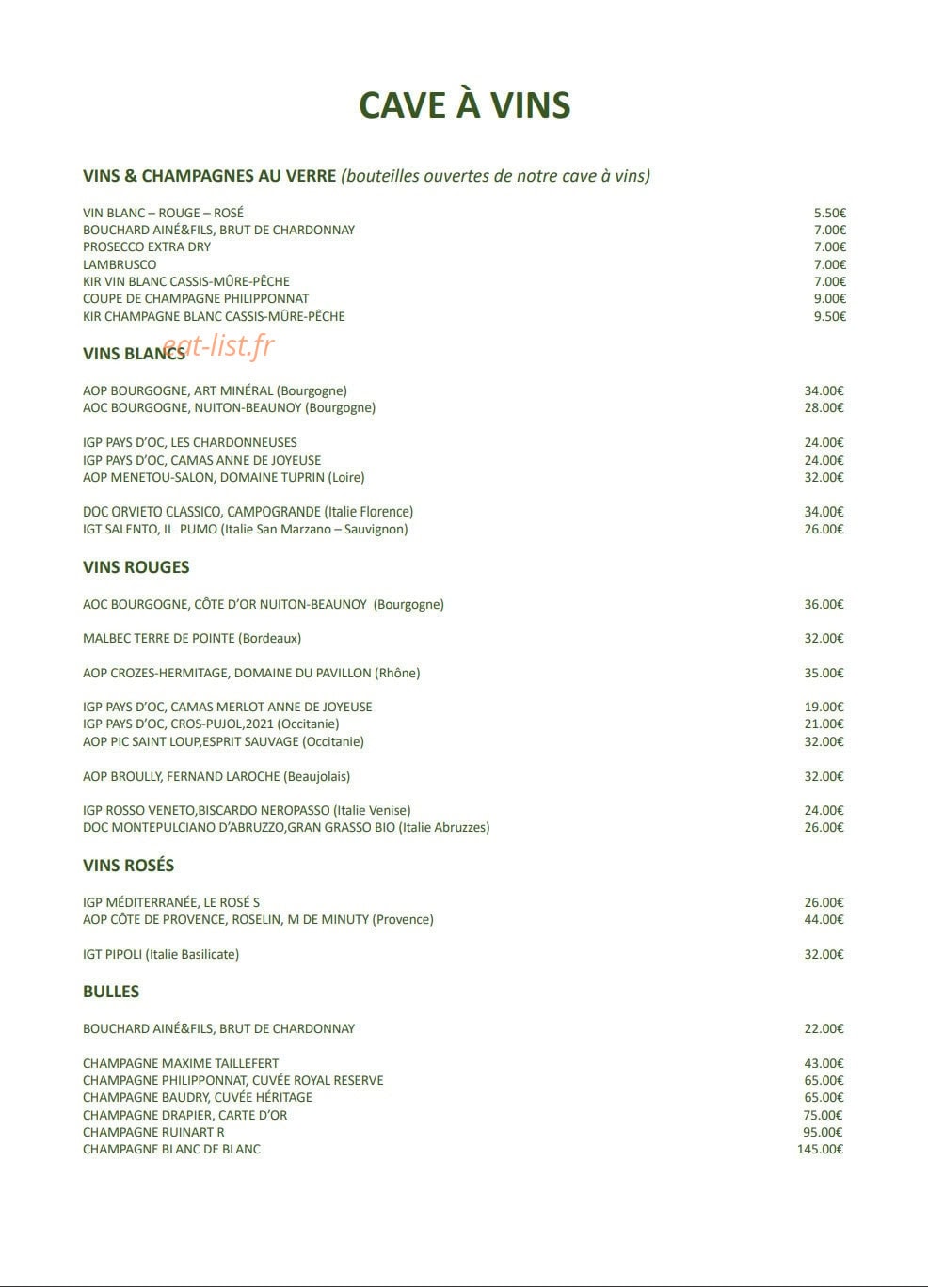 Maison Oggi — carte page 5