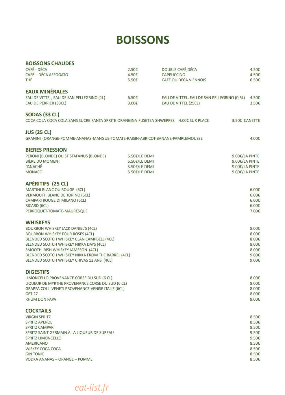 Maison Oggi — carte page 4
