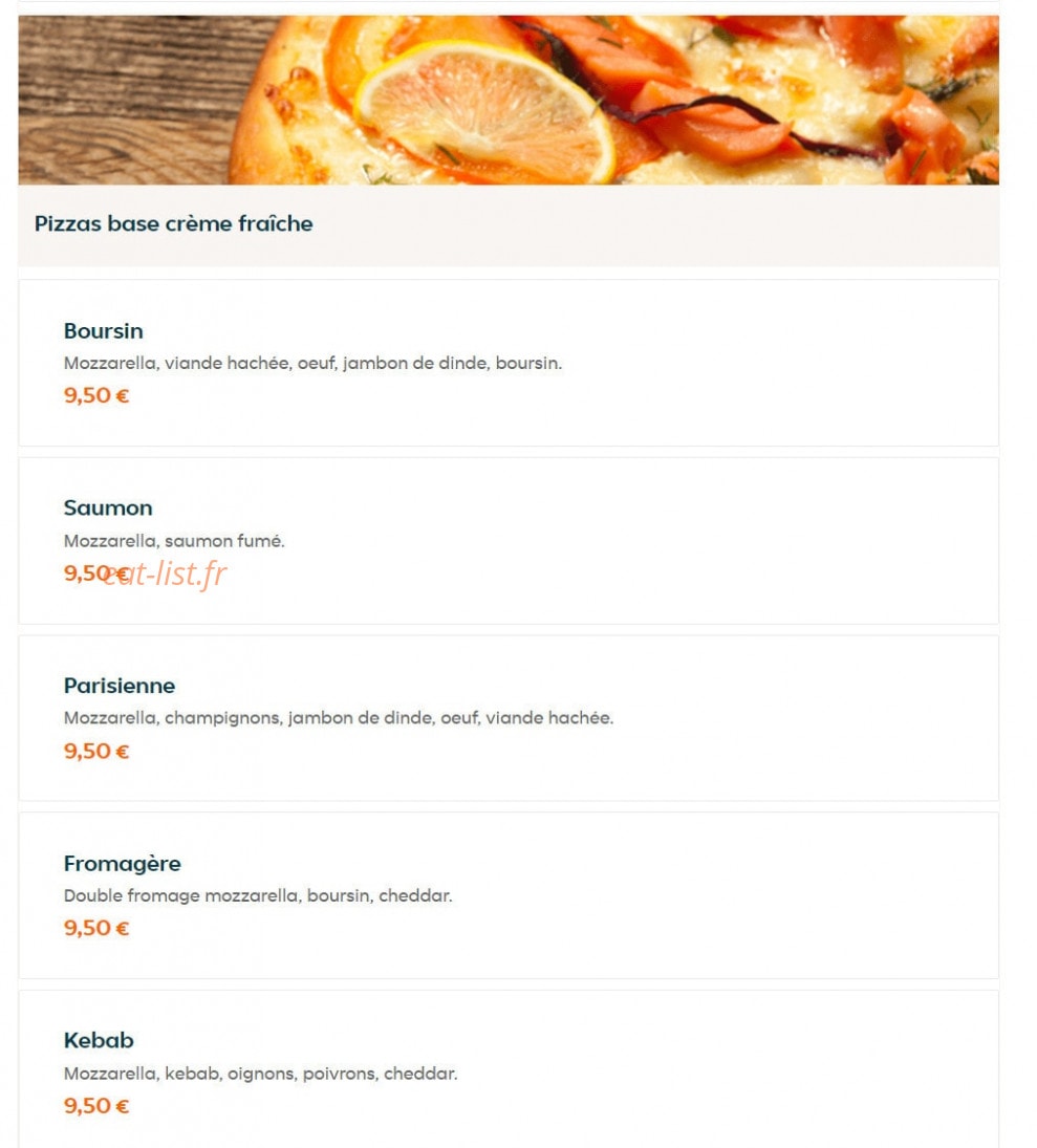 Burger Time — carte page 5