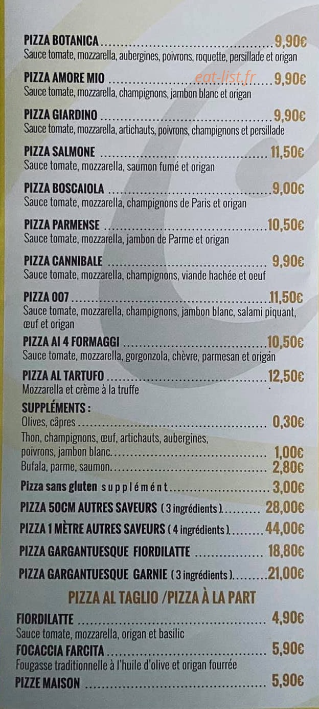 Caffé Shop — carte page 3