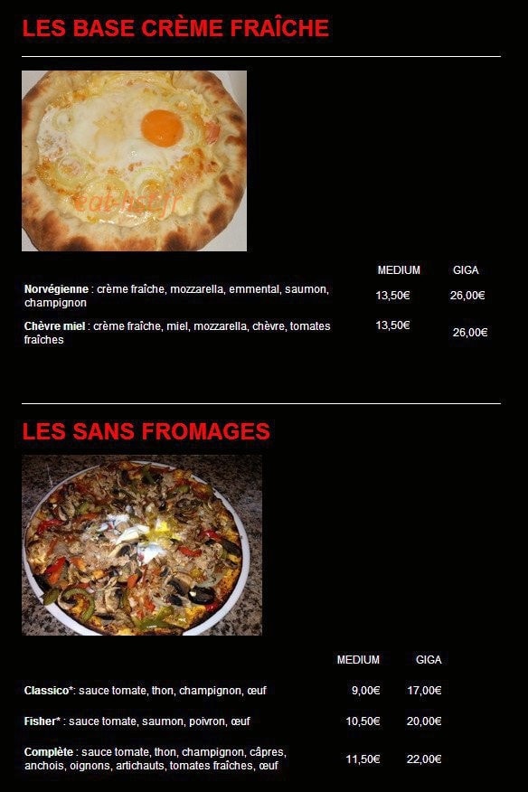 Dizengoff — carte page 2
