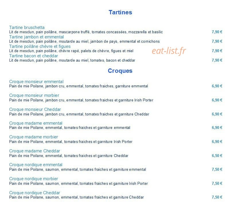 La Fromagette — carte page 4