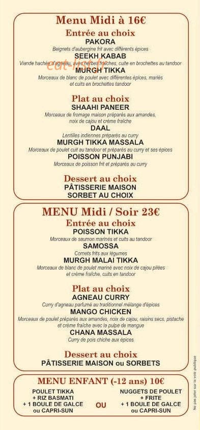 Le Darbar — carte page 6