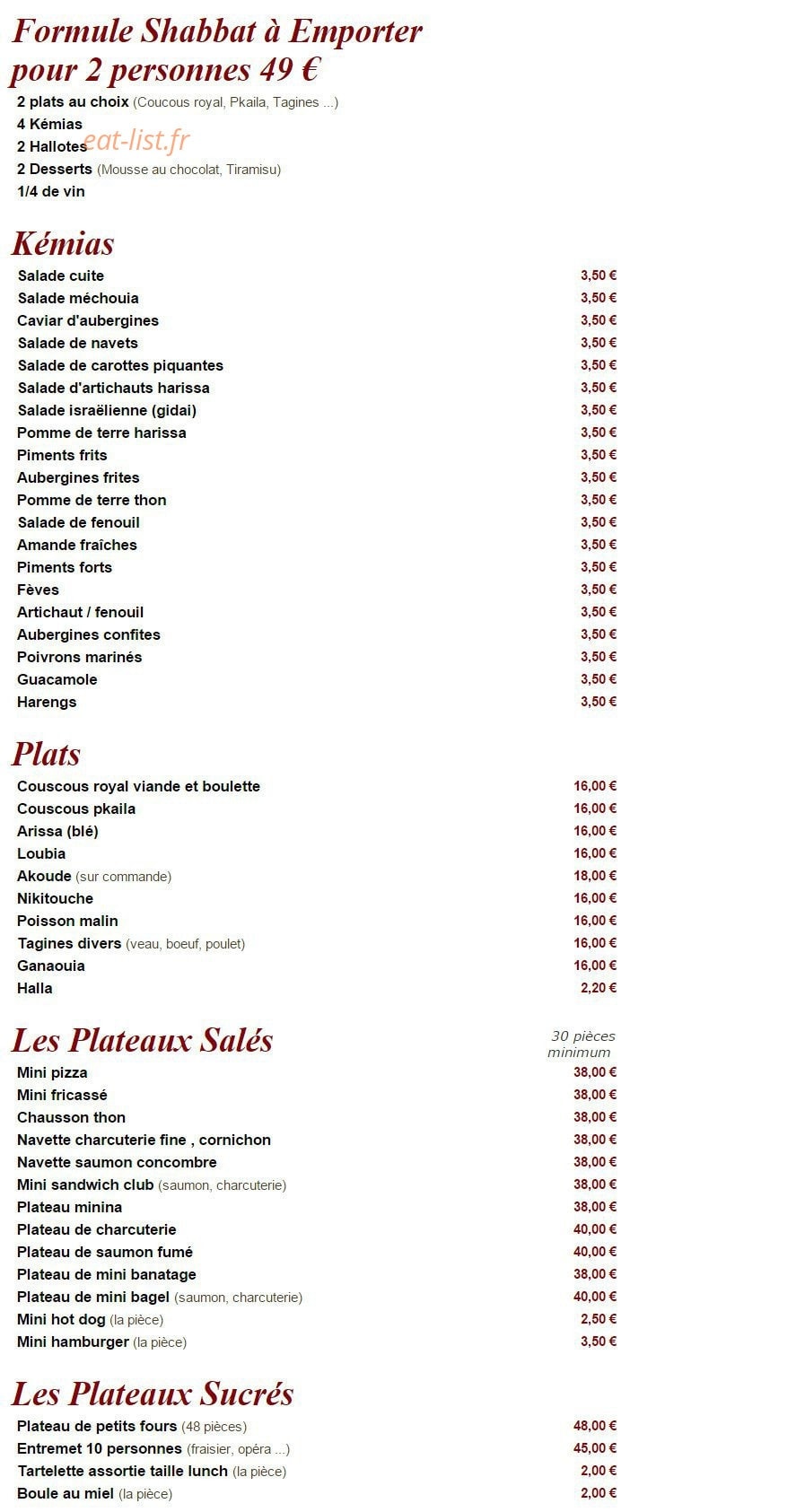 Le Loft — carte page 3