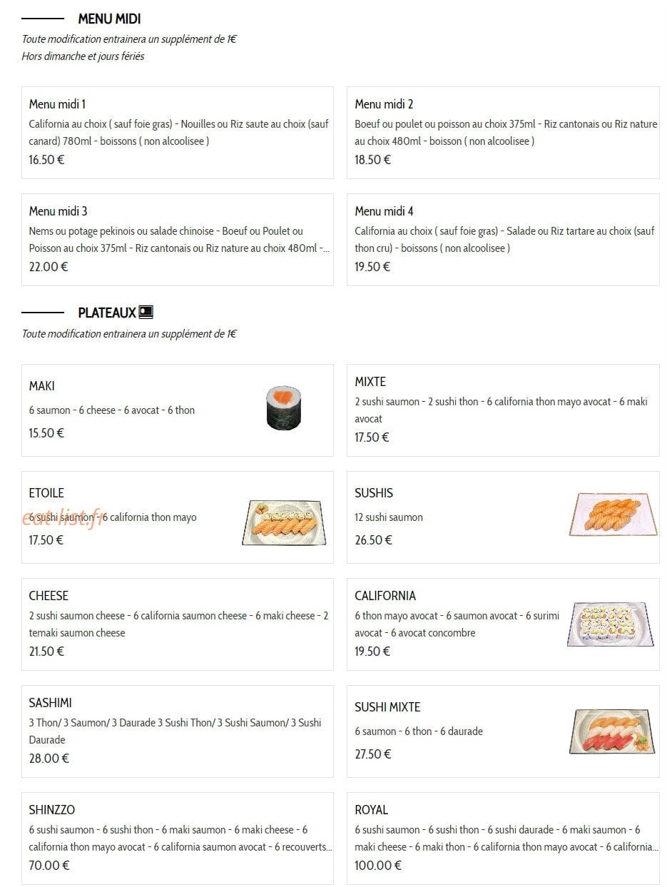 Shinzzo — carte page 2
