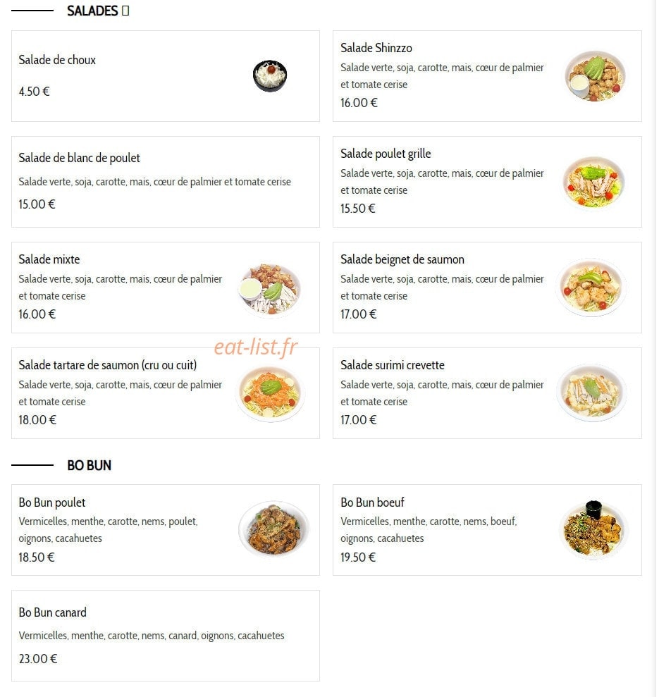 Shinzzo — carte page 4