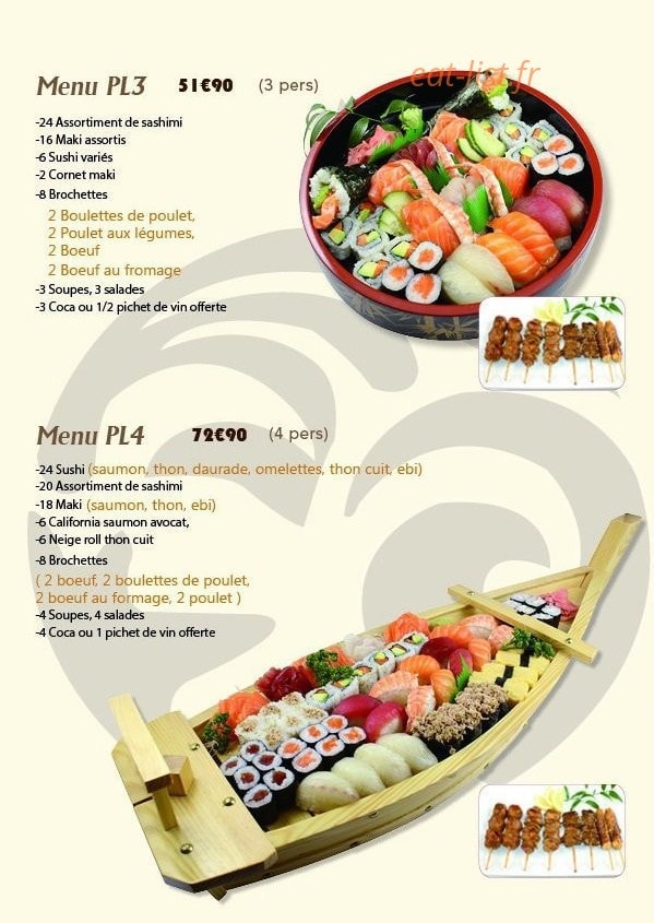 Sushi 123 — carte page 8