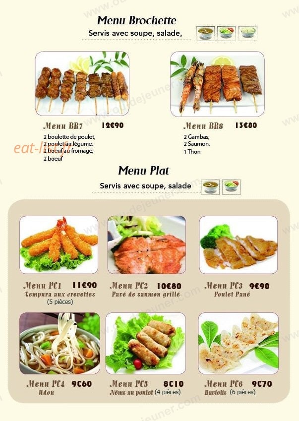 Sushi 123 — carte page 10