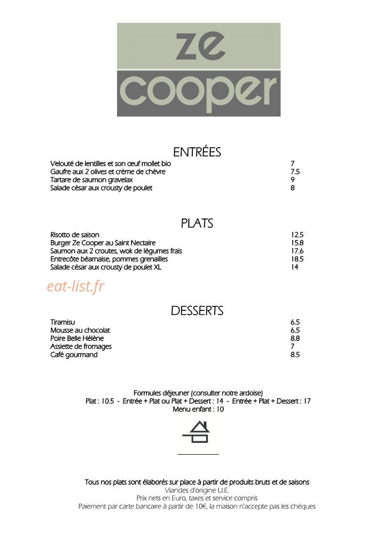 Ze Cooper — carte page 1
