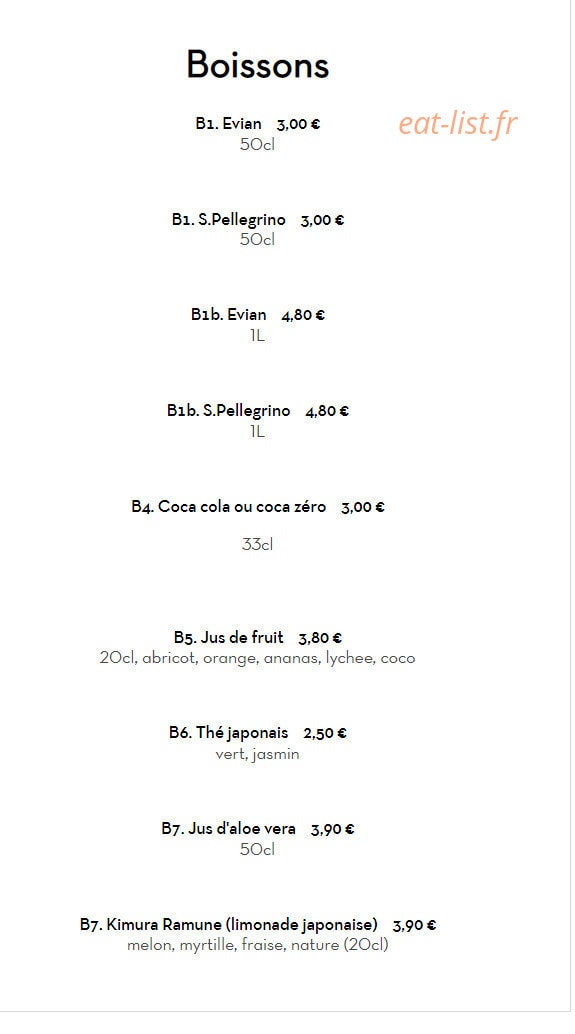 Bo Sushi — carte page 24