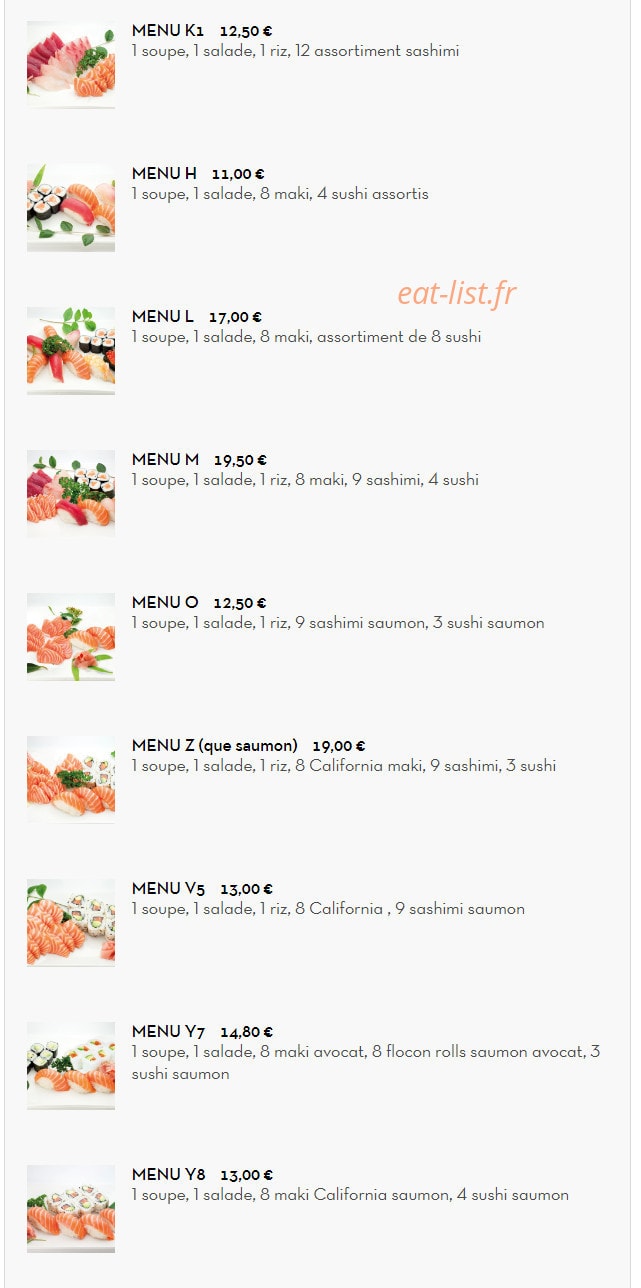 Bo Sushi — carte page 7