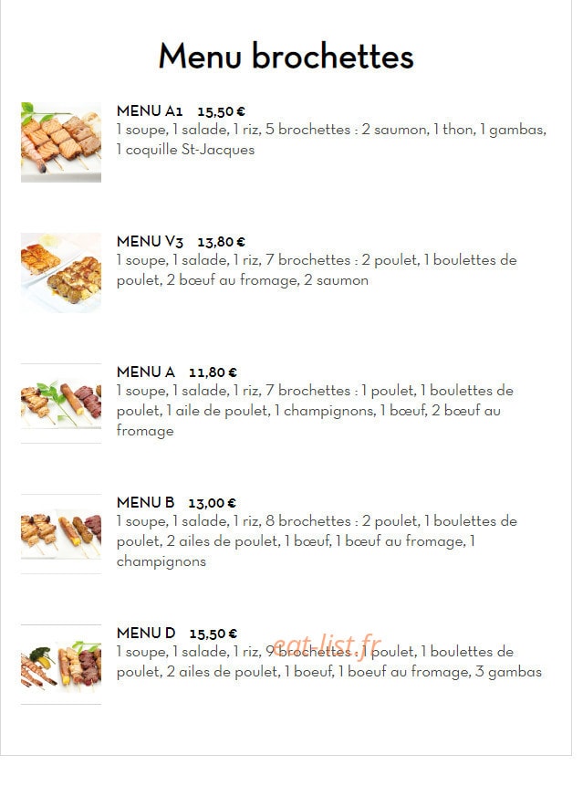 Bo Sushi — carte page 9