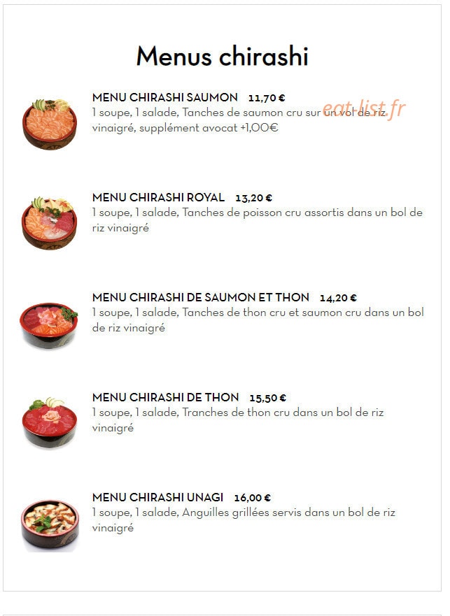 Bo Sushi — carte page 12