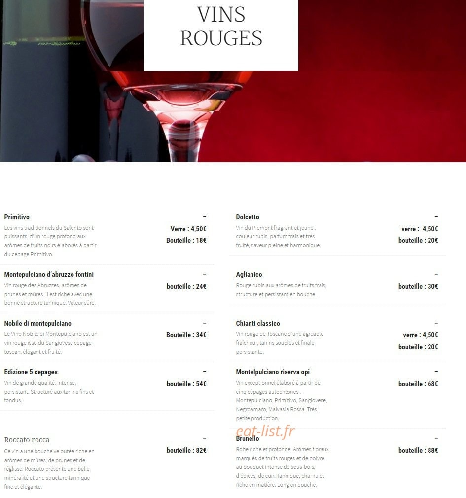 Bro's and co — carte page 6
