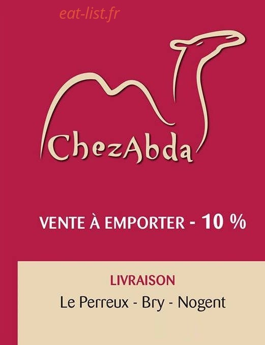 Chez Abda — carte page 1